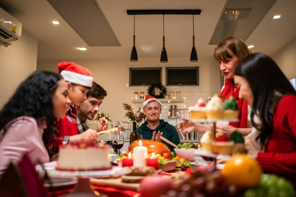 Thuis genieten met de Kerstdagen.